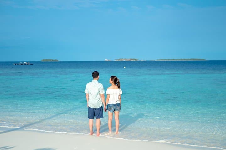 A Couple on the beach 

Honeymoon photoshoot in Maldives by Asad