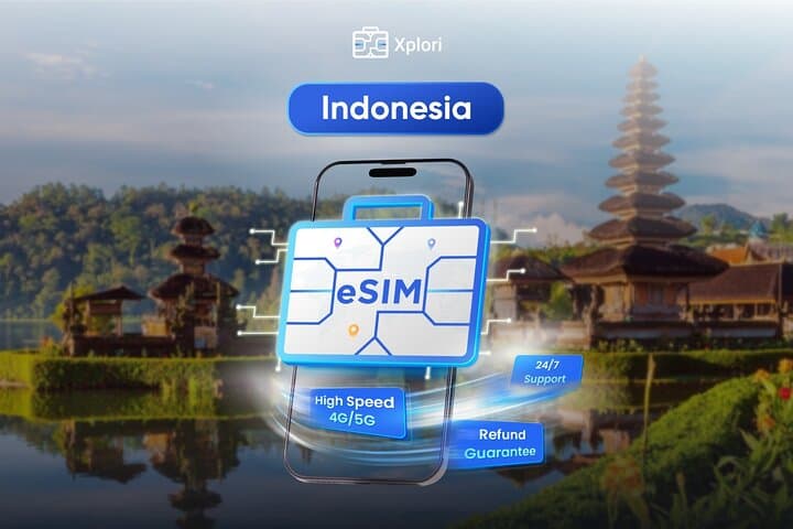 شريحة eSIM الإندونيسية (من 3 إلى 30 يومًا. ما يصل إلى 60 جيجابايت من البيانات)